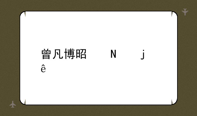 曾凡博是哪的人