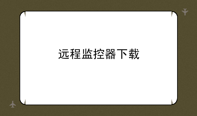 远程监控器下载