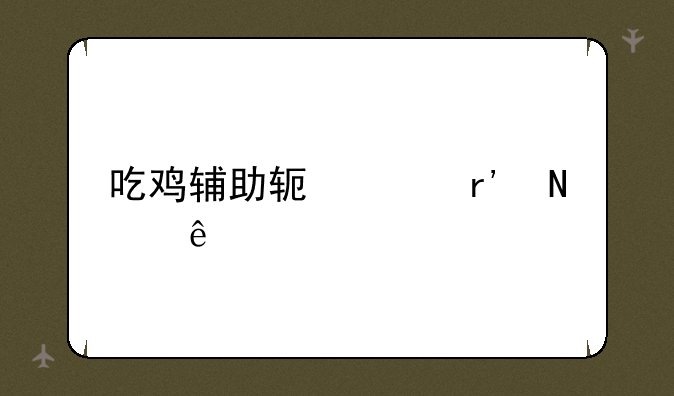 吃鸡辅助软件有哪些