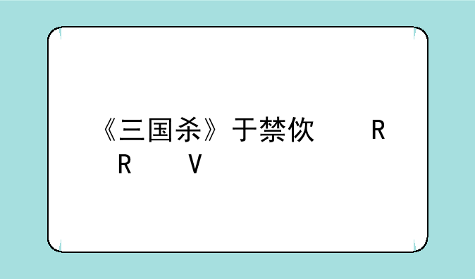 《三国杀》于禁使用攻略