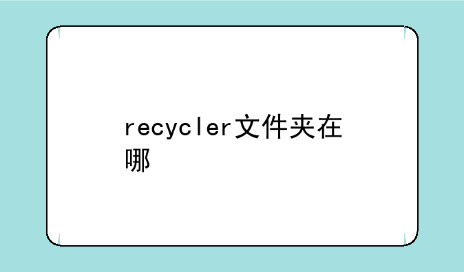 recycler文件夹在哪